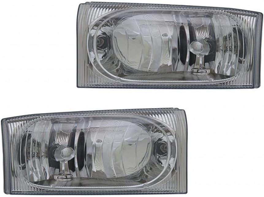 For Ford F250 / F350 Series Pickup Super Duty Headlight 2002 2003 04 Pair Driver and Passenger Side | CAPA | For FO2502183 | 2C3Z 13008 AB