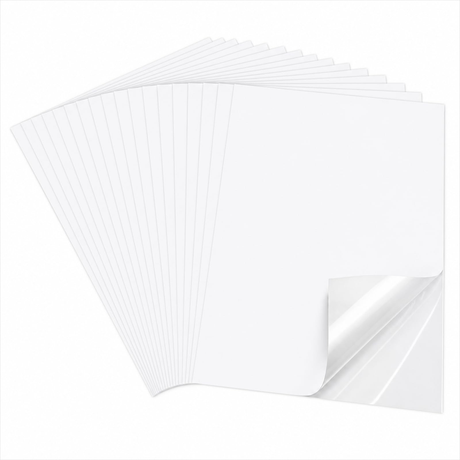 IONEKIUK A4 Clear Double Sided Tape, Self Adhesive Laminating Sheets