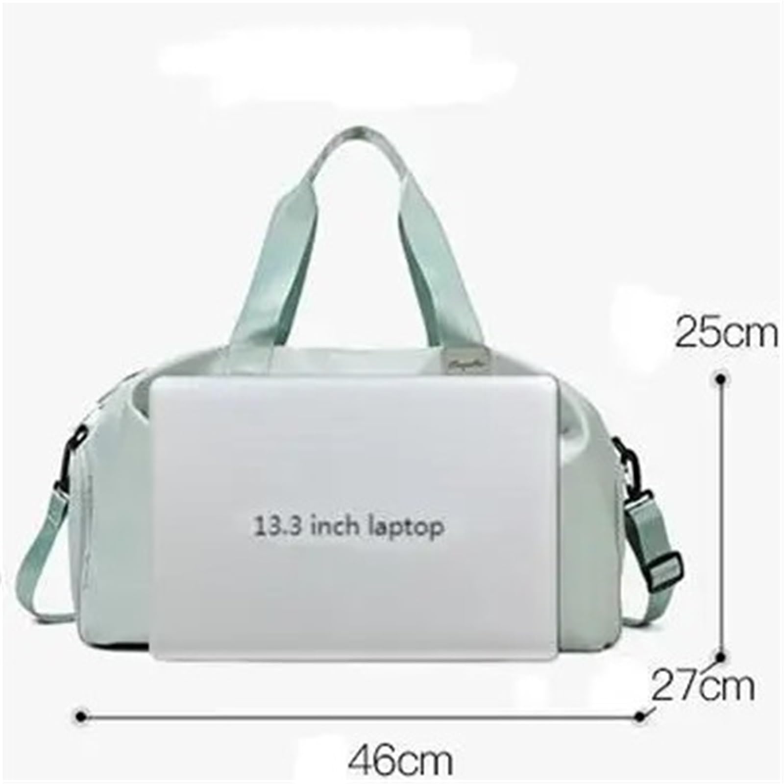 Sacca Impermeabile Borsa da palestra for donna con scomparto for scarpe, borsa sportiva impermeabile for yoga, zaino nuoto separato for asciutto e bagnato, viaggio for il fitness(Clairam)