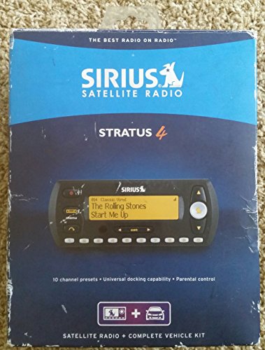 SIRIUS Stratus 4 Plug-and-Play Satellite Radio Receiver with Vehicle Kit