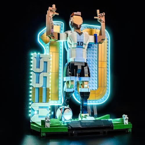 Brickshining LED Lighting Compatible with LEGO Lionel Messi – Soccer Legend 43015 - JUST Lights,Light Kit Compatible with LEGO 43015,NOT Included The Model by Brickshining - Used condition - Image 8
