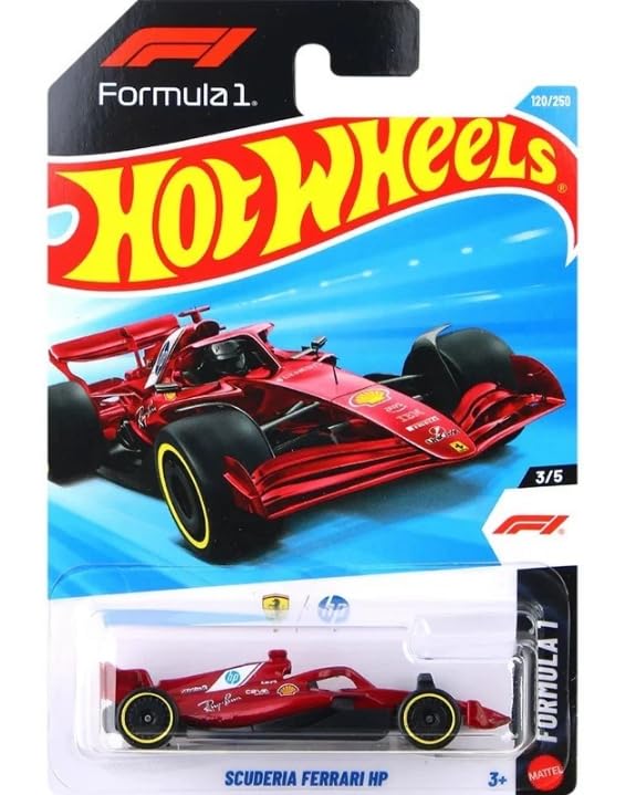 Amazon.com: Hot Wheels Scuderia Ferrari HP [Red] Formula 1 3/5