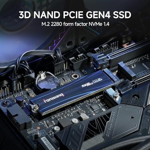 Image of fanxiang 2TB M.2 SSD NVMe SSD PCIe Gen 4 Gaming SSD M.2 2280, Up to 7100MB /s Compatible with PS5, Internal Solid State Drive for Gamers, Professionals, Creators S880E