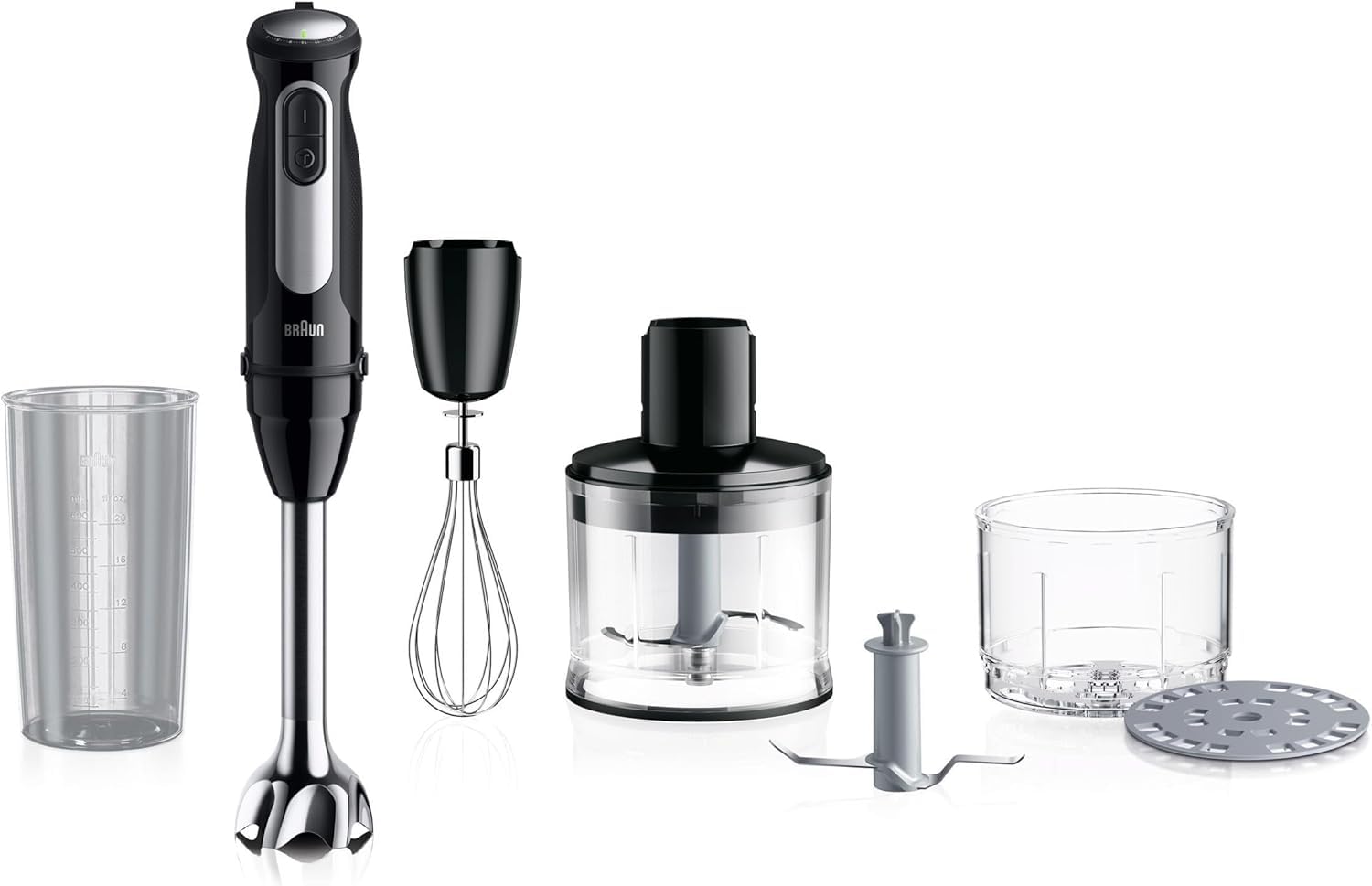 Braun MQ55254M MultiQuick 5 Pro - Batidora de mano, color negro