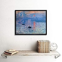 Wee Blue Coo Claude Monet Impression Sunrise Old Master Painting Art