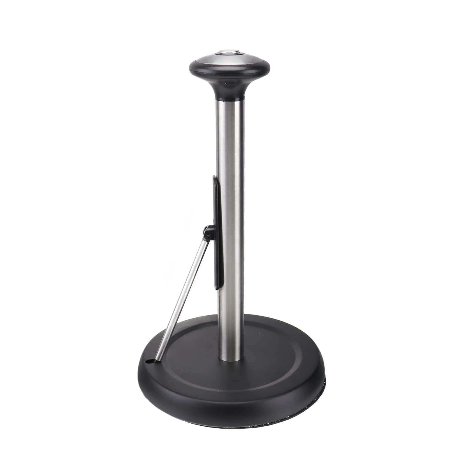 Distributeur Essuie Tout Noir Support Vertical pour Pratique et Stable la Cuisine Salle de Bain