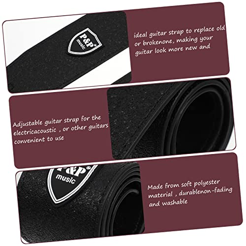 FAVOMOTO 1Pc Sangle De Guitare Bass Shoulder Straps Guitar Carrier Strap Guitare Bandoulière Vintage Ceinture Sangles De Guitare Électrique Portable Guitare All-Matched Guitar Belt - Les Beatles, Paul McCartney, John Lennon, RIngo Starr, George Harrison FAVOMOTO 1Pc Sangle De Guitare Bass Shoulder Straps Guitar Carrier Strap Guitare Bandoulière Vintage Ceinture Sangles De Guitare Électrique Portable Guitare All-Matched Guitar Belt – Image 7