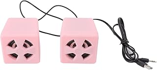 KIMISS Portable Computer Speaker, Laptop Speaker Small PC Speaker USB Desktop Speaker Stereo Loud Sound Laptop Speaker 3.5mm Stereo Surround Sound Volume Adjustment USB Compact Laptop Speakers +Auto