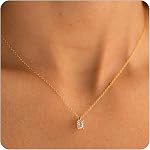 18K Gold Plated Cubic Zirconia Necklaces for Women Trendy Layered Round CZ Twisted Chain Necklaces Y-Shaped Diamond Solitaire Lariat Necklaces Dainty Bridal Wedding Jewelry Gifts