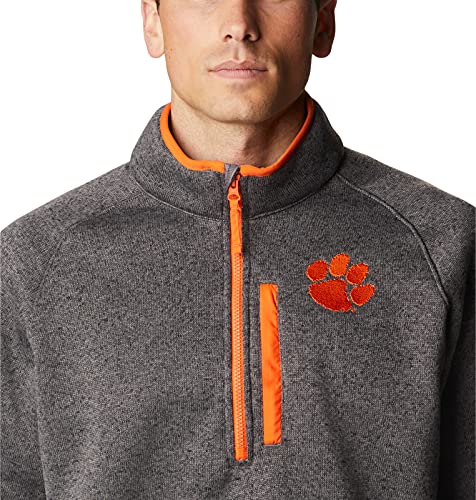 Image of Columbia NCAA mens Collegiate Canyon Point Sweater Fleece Half Zip
