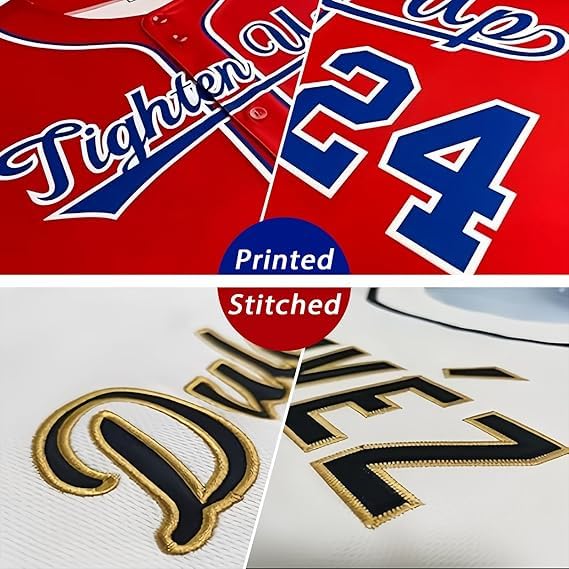 Camiseta de béisbol personalizada con nombre y número bordados, logo personalizado, camisa deportiva para hombres, mujeres y jóvenes miniatura 4