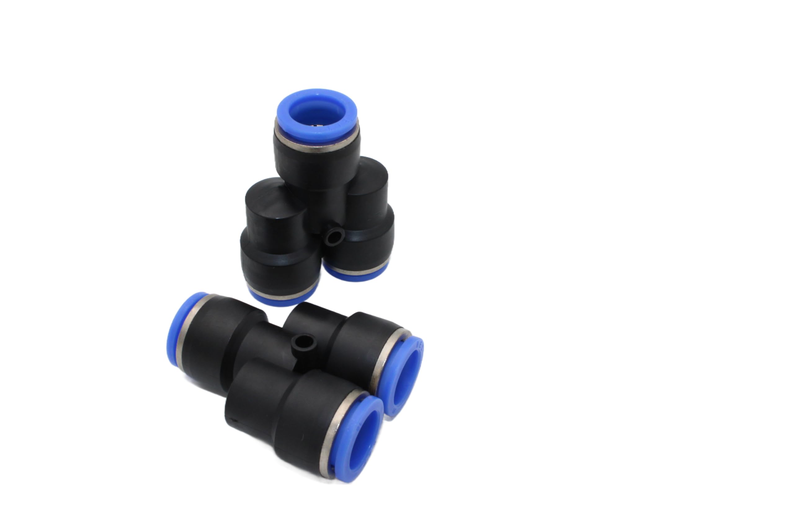 Raccord en Y pneumatique 16 mm IQS avec trois sorties / connecteur à air comprimé (2, connecteur en Y Ø 16 mm)