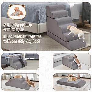 30-36-inches-High-Foam-Dog-Stairs-Steps-for-High-Beds-Tall-LitaiL-30inch-6-Tier-Pet-StairsSteps-for-High-Beds-Large-Dogs-Non-Slip-Dog-Ramps-for-Small-Dogs-for-Older-DogsCats-Injured - Cucciolini Doodles   30-36-inches-High-Foam-Dog-Stairs-Steps-for-High-Beds-Tall-LitaiL-30inch-6-Tier-Pet-StairsSteps-for-High-Beds-Large-Dogs-Non-Slip-Dog-Ramps-for-Small-Dogs-for-Older-DogsCats-Injured