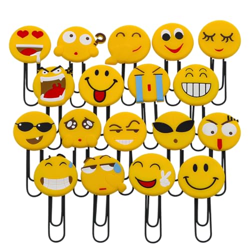 EIHI 20 Piezas Marcapáginas de Emoticonos Lindos, Divertidos Marcadores de Libro de Emoticonos para Niños, Niñas, Estudiantes Escolares Regalo Alumnos fin de Curso (Emoticonos Aleatorios) EIHI 20 Piezas Marcapáginas de Emoticonos Lindos, Divertidos Marcadores de Libro de Emoticonos para Niños, Niñas, Estudiantes Escolares Regalo Alumnos fin de Curso (Emoticonos Aleatorios)