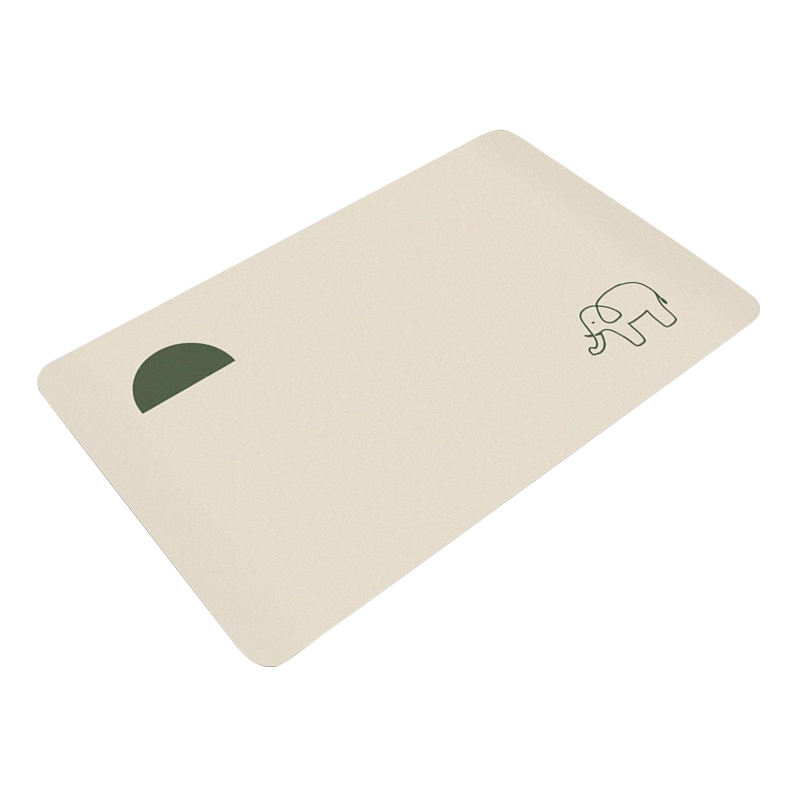 Buxuaaaa Lively Baby Elephant Minimalists Animal Designs Soft Bath Mat Quick Drying And Nonslip Shower Mat For Bathroom Or Kitchen Earth Bath Mats