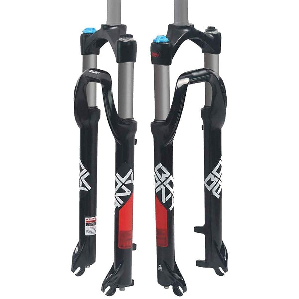 Bike Suspension Fork,Mium Alloy Cycling Suspensions, 26 Inch Snowmobile ATV Shock Absorber Hydraulic Front Fork, 4.0 Fat Tires Off-Road Bicycle 135MM Front Fork