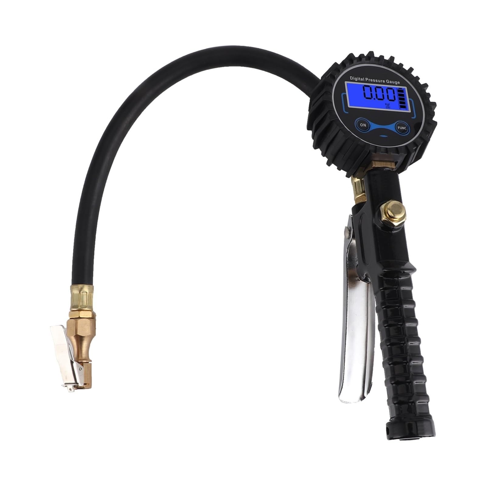 Manometro Digitale per Pressione Pneumatici Gonfiatore Digitale for manometro della Pressione dei Pneumatici L+C+D da 200 PSI for gonfiaggio rapido, Strumento Manuale for Auto