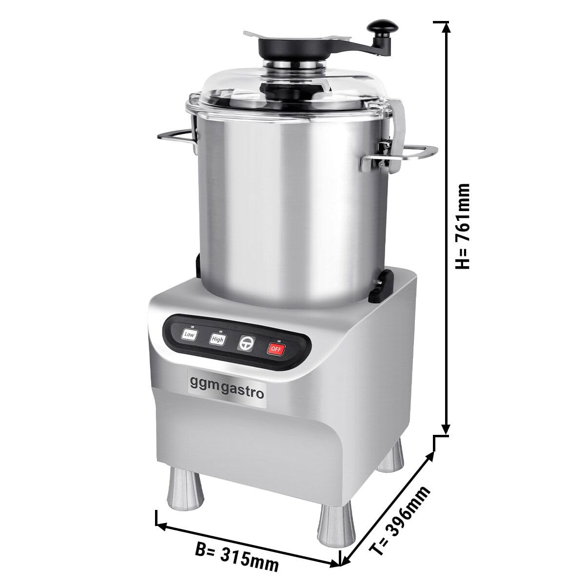 GGM Gastro Gemüsecutter 18 L 2,2 kW