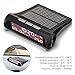 KHZSPP Car Clock Solar Auto Digital,LED Battery Operated &Solar Powered,Portable Car Thermometer Clock with Date Auto Truck Dashboard Clock 80 x 73 x 15 mm