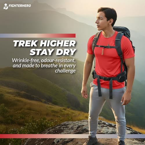 Image of Gym T Shirts for Men Workout | Sports Tshirt for Man | Running Mens T-Shirts | Polyester Men's T Shirt | Quick Dry fit Training Active Wear | Badminton Football Jersey Tshirts