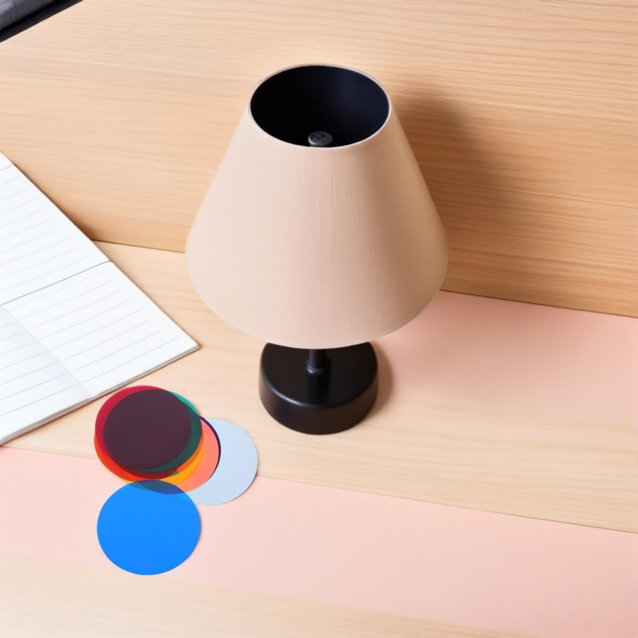 OSALADI 10 Stück Selbstklebende Farbige Lichtfolien Für Led Spotlights Farbkorrektur Gelfilter Zur Ambientebeleuchtung Und Raumdekoration Transparente Diffusionsfilter Für Sanftes Licht