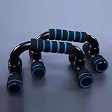Kenzai Push-Up Bars for Home Gym, Strength Training, Fitness, Bodybuilding, ABS, Chest, Shoulders, Triceps, Core, and Crossfit, Non-Slip Rubber Feet, Ergonomic Design