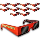 Solar Eclipse Glasses (Pack of 10) CE & ISO Certified