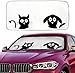 2win2buy Cartoon Car Windshield Sun Shade, Front Auto Car Windshield Sunshade Foldable UV Rays Sun Visor Protector Unique Design to Keep Your Vehicle Cool Damage Free (Pet Design)