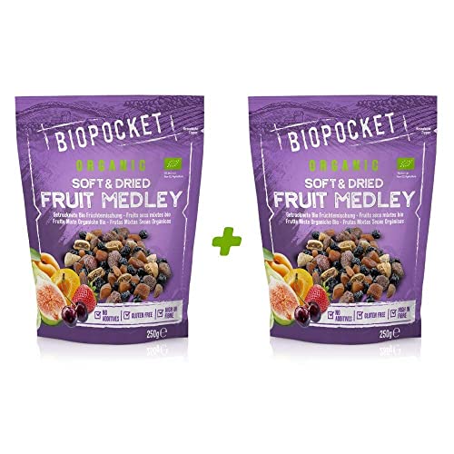 Biopocket - Mélange de fruits bio séchés, 2 x 250 g Cover