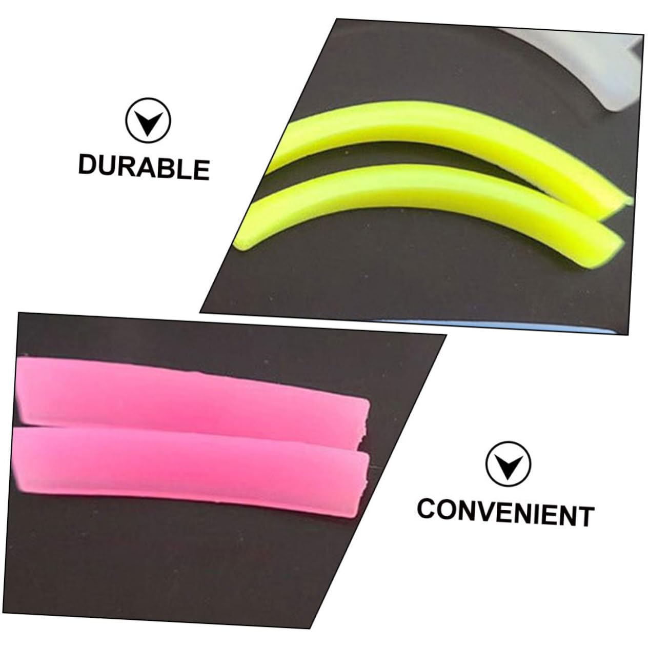 FRCOLOR 72pares Almohadillas De Silicona Para Permanentes De Pestañas Herramienta Auxiliar Para Levantamiento De Pestañas Diseño Curvado Compatible Formas De Ojos