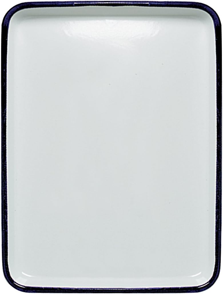 PRO ART Metal & Porcelain Butcher Tray Palette, Large, 13-inch x 17-inch, White