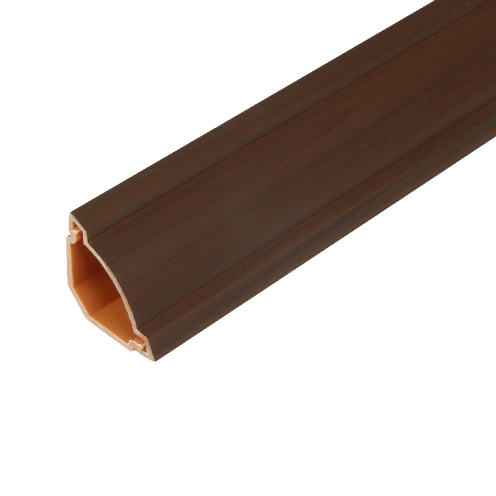 organizator kabli, Osłona kabli narożnych, kanałowych, pod biurka, szafki telewizor, stoły konferencyjne(Dark Brown)
