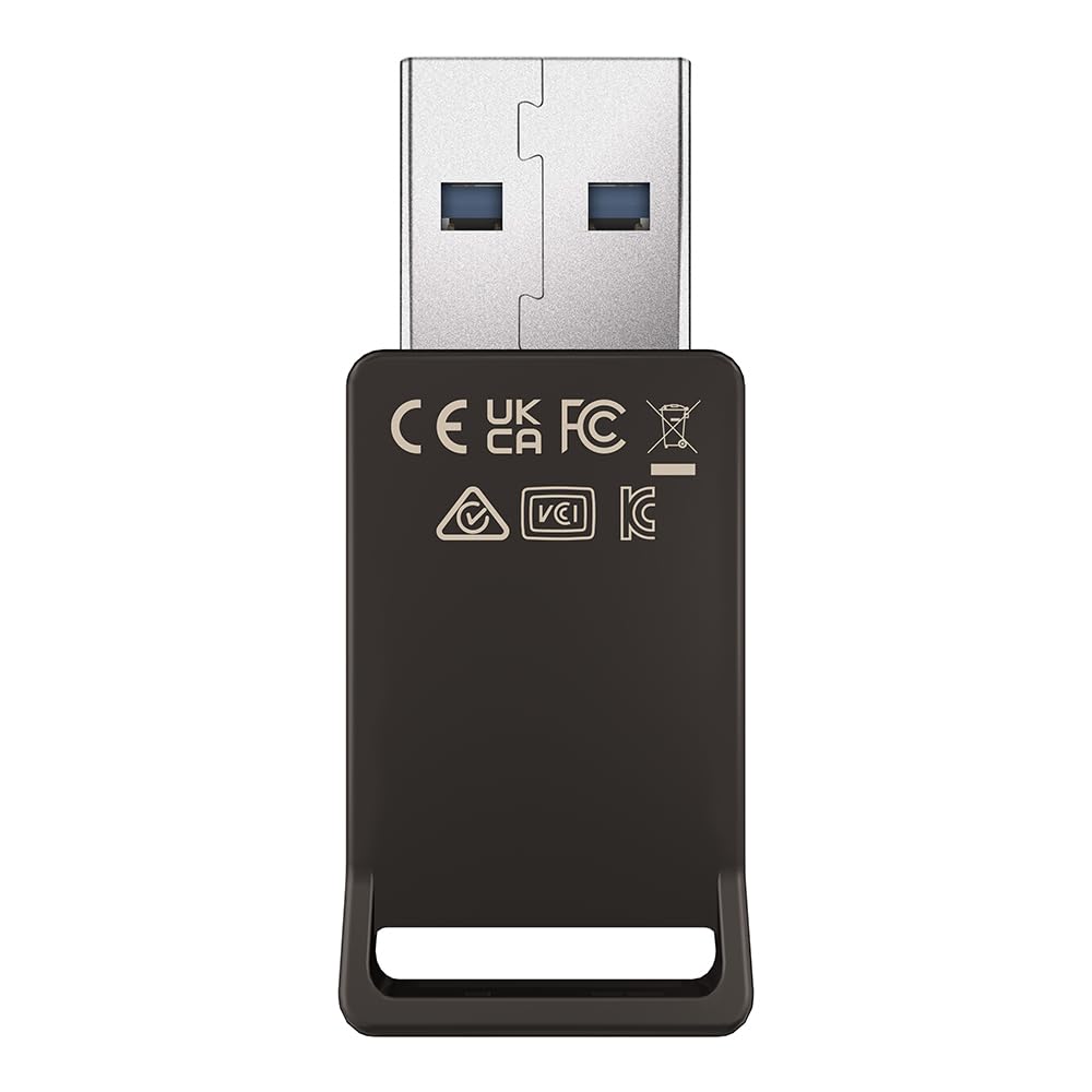 PNY Czytnik kart pamięci flash microSD Performance Prime™ USB 3.2 Gen 1 - ultraszybkie prędkości, odczyt 200 MB/s, zapis 150 MB/s, typ A, do urządzeń hosta wyposażonych w USB 3.2 Gen 1/USB3.0