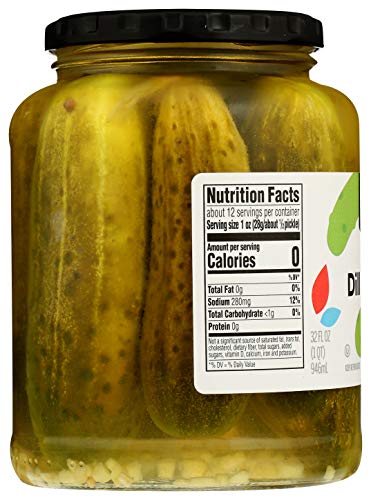 365 By Whole Foods Market, Pickles Dill Kosher, 32 Fl Oz #TOP2