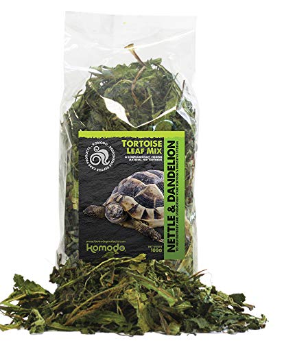 Komodo Tortoise Leaf Mix Nutrient Rich Vitamin Minerals Boost Nibbling 100g