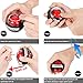 Summermax Wrist Power Gyroscopic Ball,Wrist Strengthener and Forearm Exerciser for Stronger Arm Fingers Wrist Bones and Muscle (Black&red)