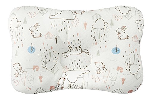 W WelLifes 100% Natural Organic Bamboo Breathable 3D Air Mesh Baby Pillow