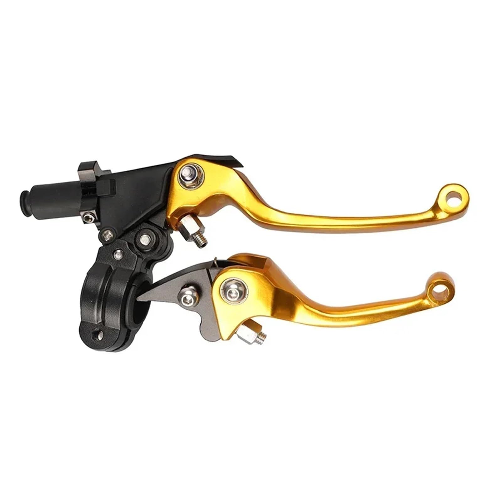 Wnftyske Golden Motorcycle Brake Clutch Lever Pivot Levers 7/8'' 22Mm Motorcycle Foldable Adjustment Handlebar Brake Clutch Levers Drum Handle For Dirt Pit Bike Access