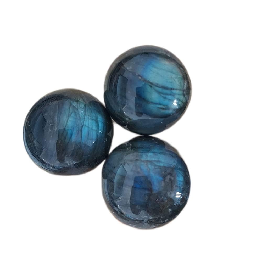 Crystal Gift Collectionn Natural Labradorite Crystal Ball Polished Sphere Glossy Moonstone Crystal StoneHome Gifts 1pcs Home CrystalMeditationsgeschenk ERTEYIN