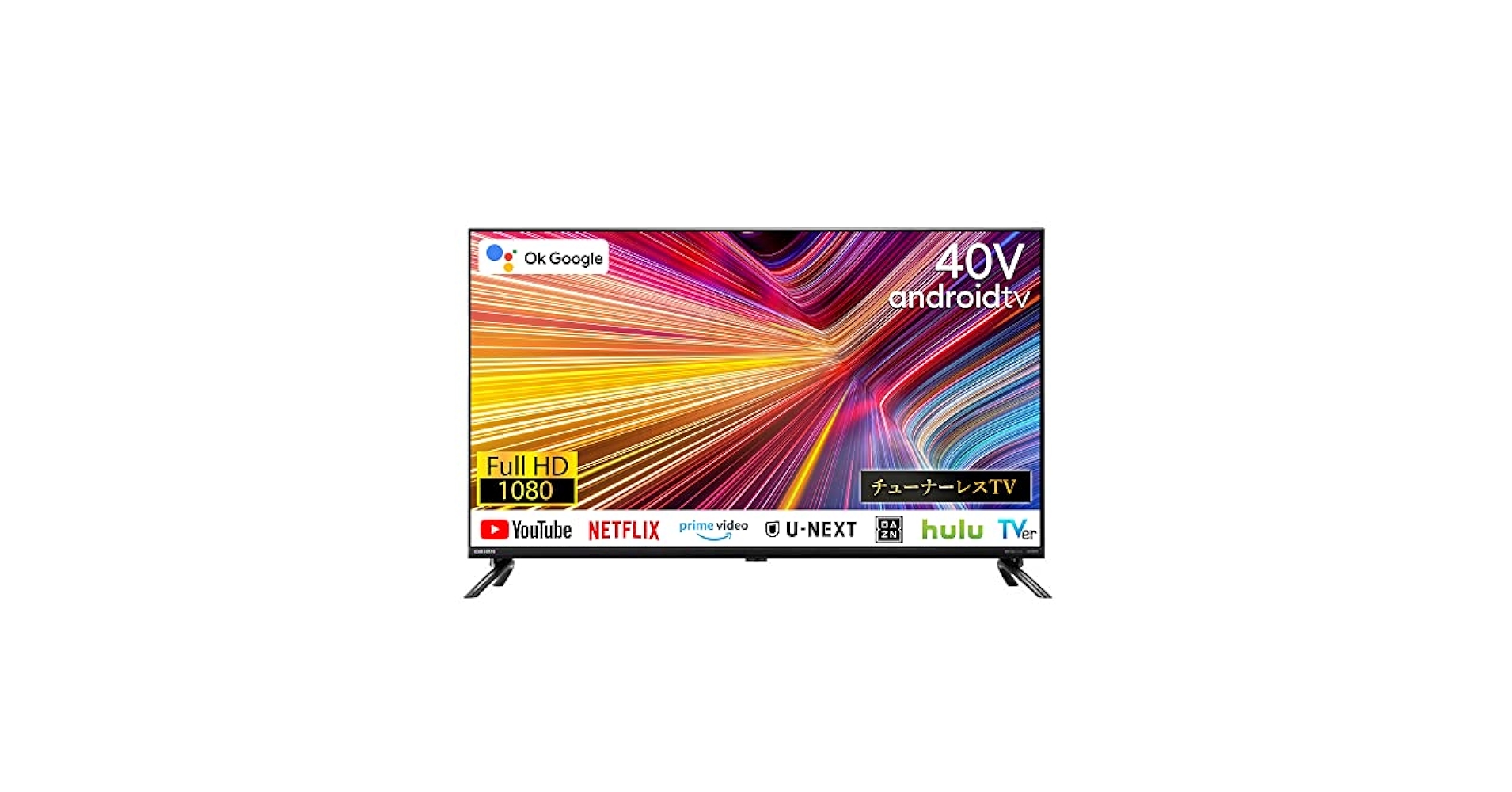 Amazon | [Android TV] チューナーレステレビ 40V型 スマート