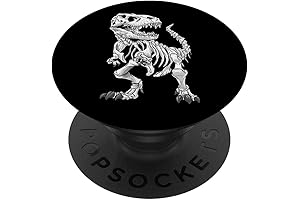 T-Rex Skeleton Dino bones paleontologist Fossil Dinosaur PopSockets Grip Trex : Swappable...