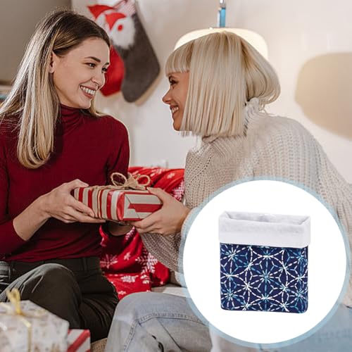 Image of FREEBLOSS 2 Set Sashiko Kit Mini Storage Basket Sashiko Storage Basket Bins Embroidery Kit for Beginners Hand Sewing Kit for Adults