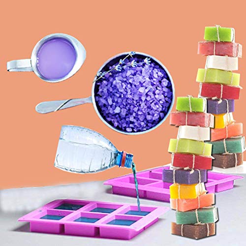 Stampi Silicone per Sapone, 2 pezzi Stampo in