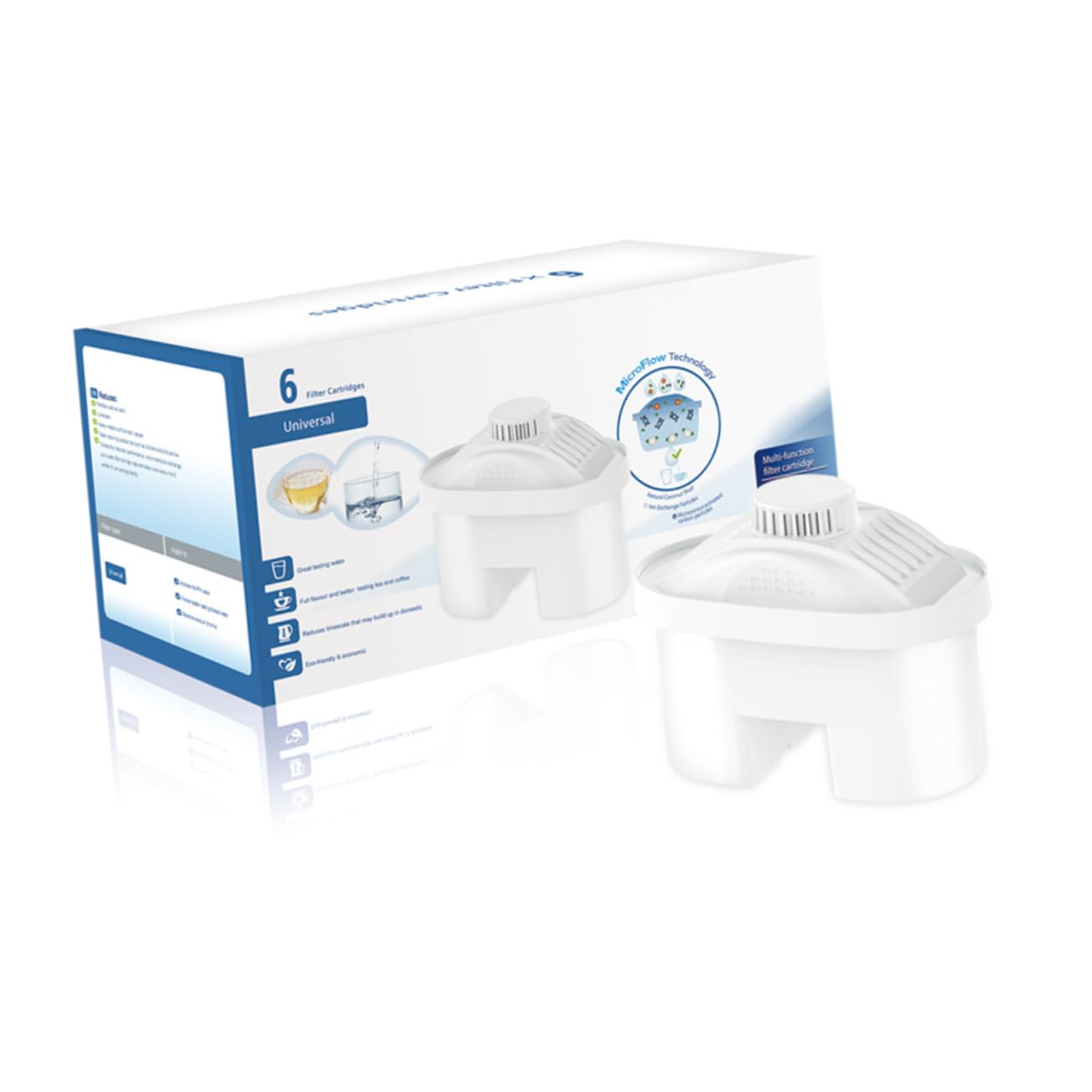3 Piezas Núcleo del filtro water filter water purifier filtro purificador colador filtro de botella de agua
