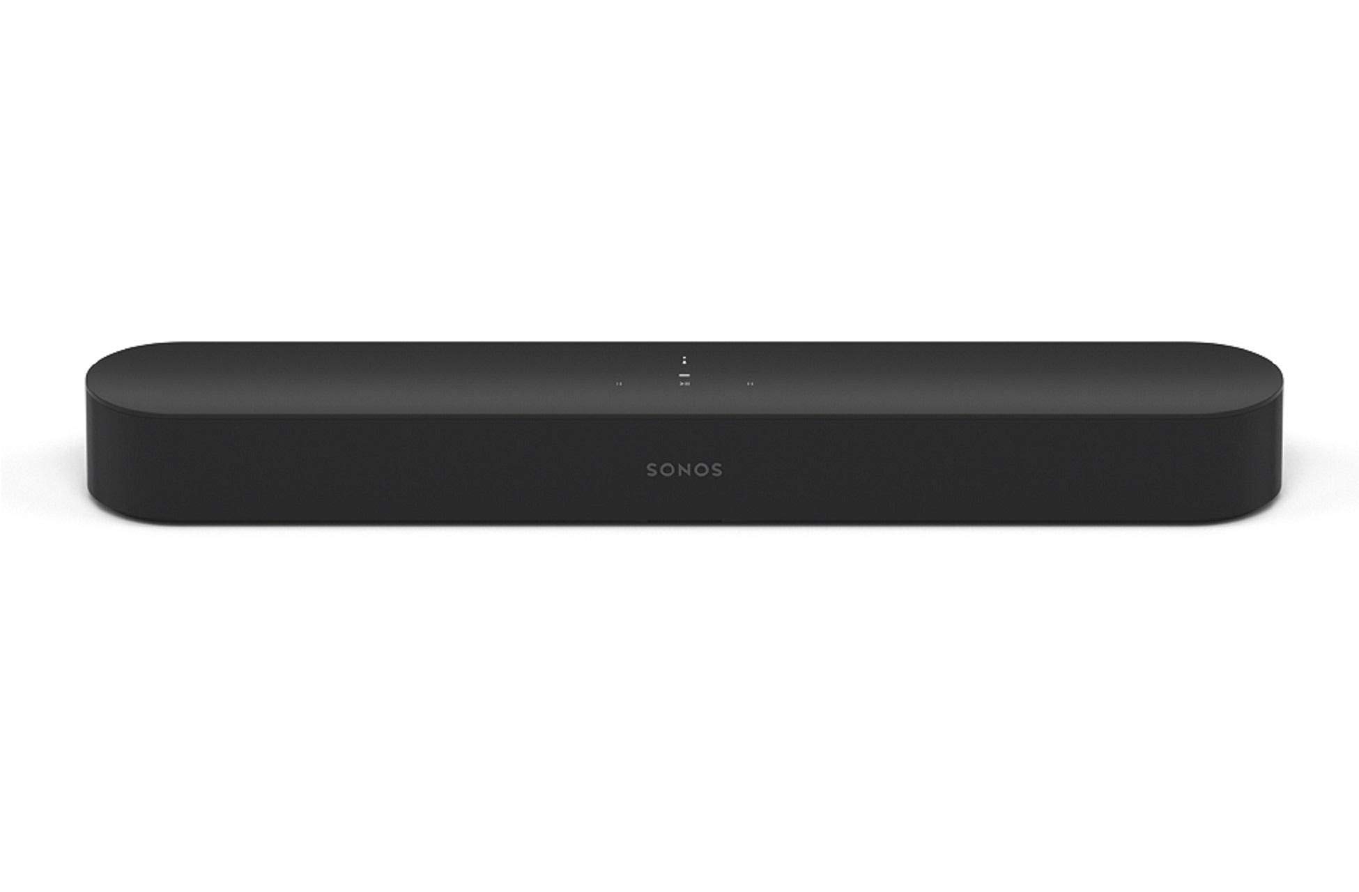 Sonos Sonos Beam Compact Smart Soundbar with Amazon Alexa Voice Control in Black (Renewed)