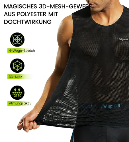 Maillot de corps de vélo de course homme anti transpiration maille - 4