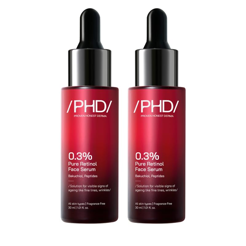 /PHD/ 0.3% Retinol Face Serum with Bakuchiol & Peptides 60ml