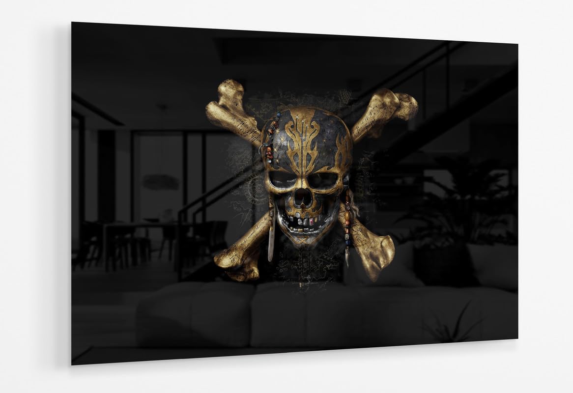 BPA® Pirates Of The Caribbean Dead Men Tell No Tales Acrylic Canvas For Home And Office Décor (30x40)
