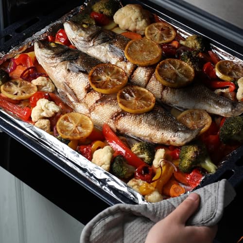 Cecotec Einbaubackofen Multifunktion Bolero Hexa AF319000 Inox A 3800W, 133L Kapazität, 11 Funktionen mit Airfryer Master, Pizza Master, Steam Asisst, Steam EasyClean, 3D Cooking, Defrost