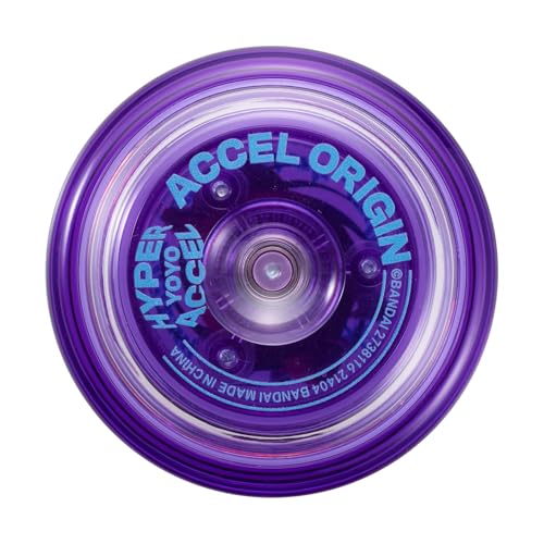 Miniatura 2 de Bandai 60005 Accel Hyper Yoyó Morado, Juego de Habilidad, Yoyo optimo para Niños de 8 Años,con su Sistema Accel, pon a Prueba Todos los Trucos de Forma Sencilla y rápida
